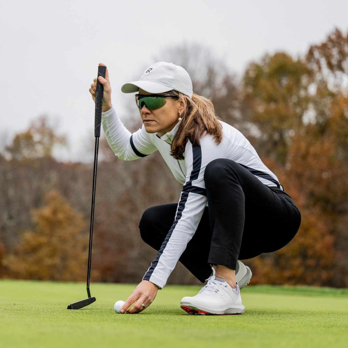 Model One [Golf HD+] | Golf Sunglasses | Ria Eyewear Oxygen White / Golf HD+