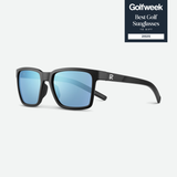 ria eyewear forte golf sunglasses in carbon black