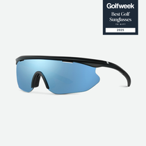 ria eyewear model one golf sunglasses in carbon black
