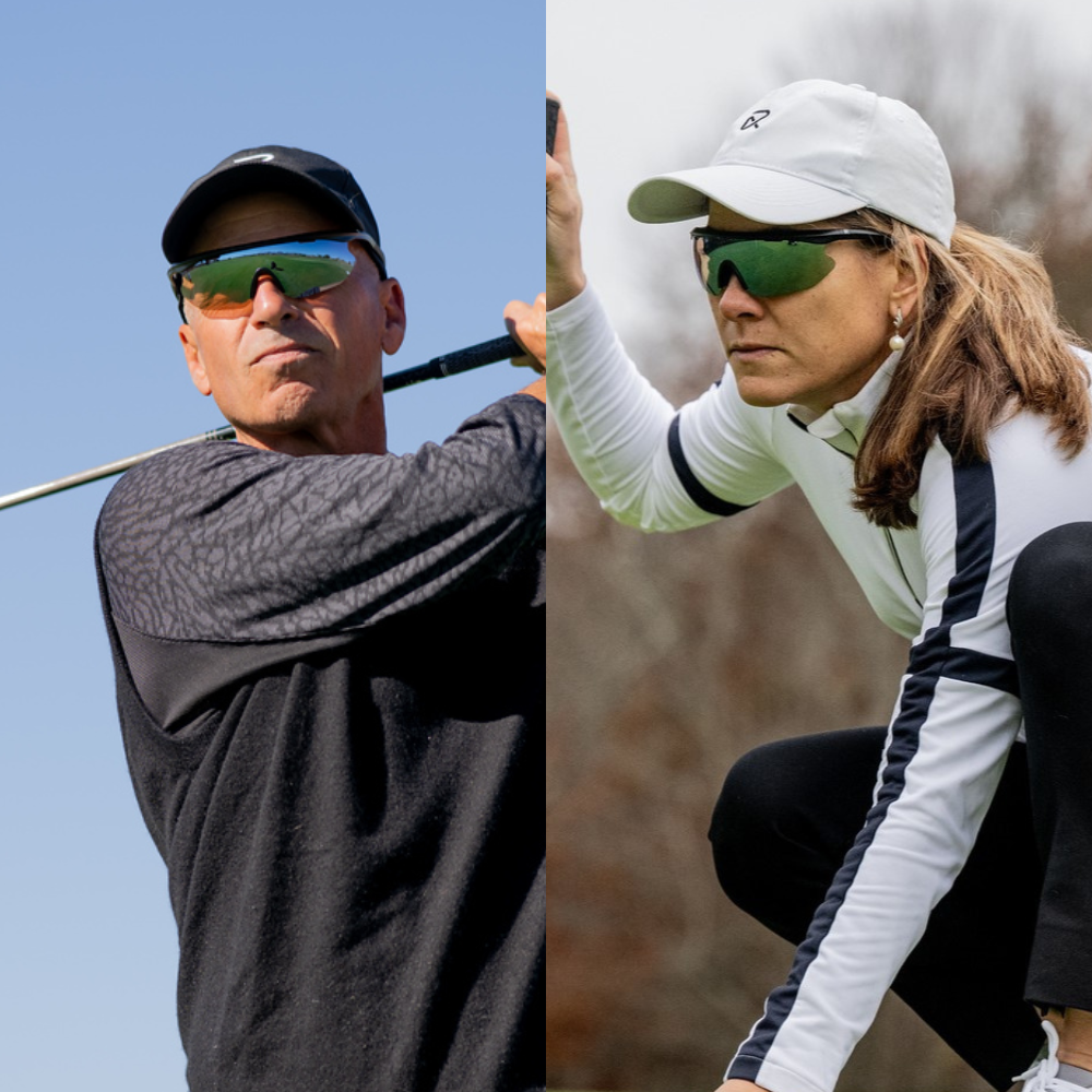 Model One Golf HD Golf Sunglasses Ria Eyewear Oxygen White Golf HD