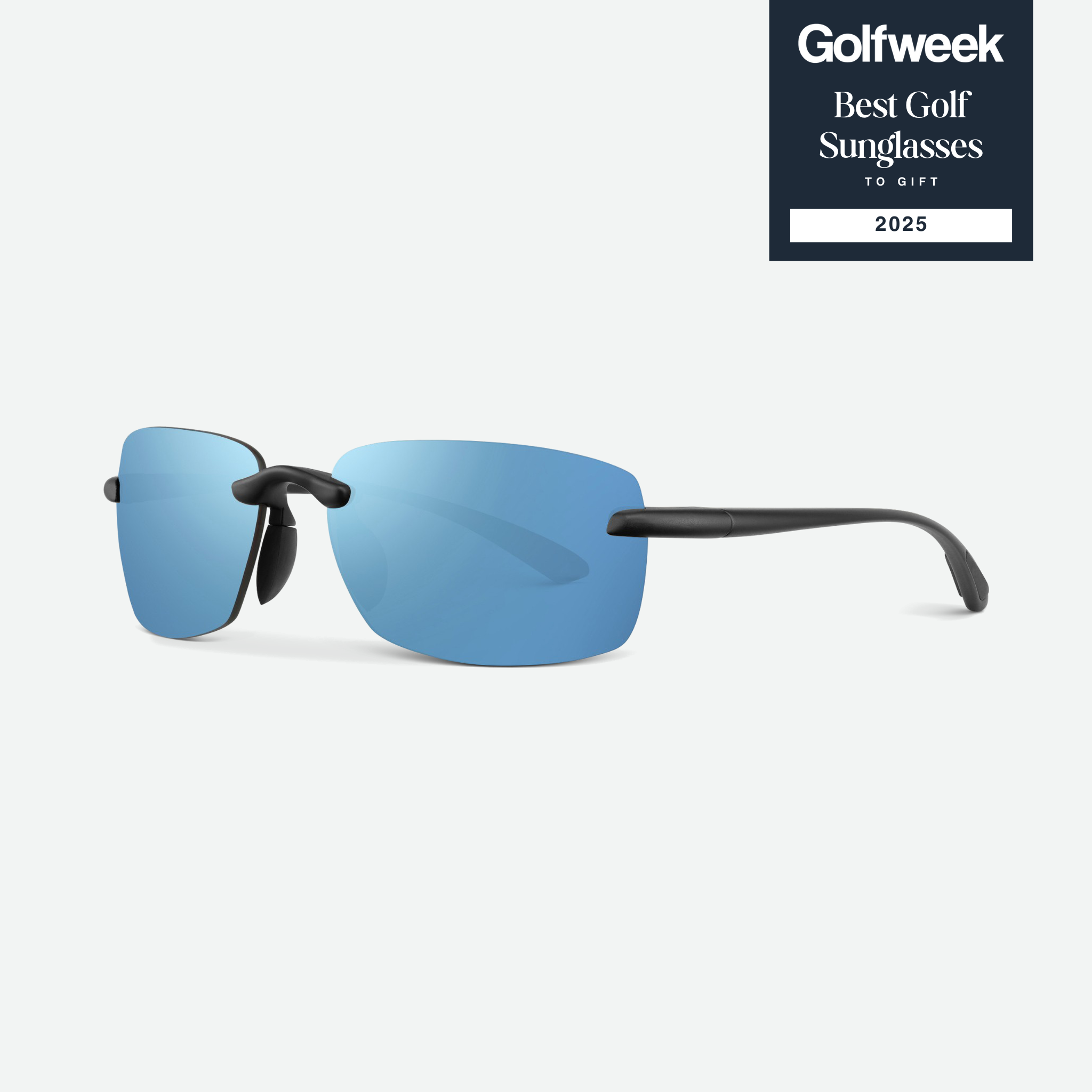 RIA Response golf sunglasses in carbon black