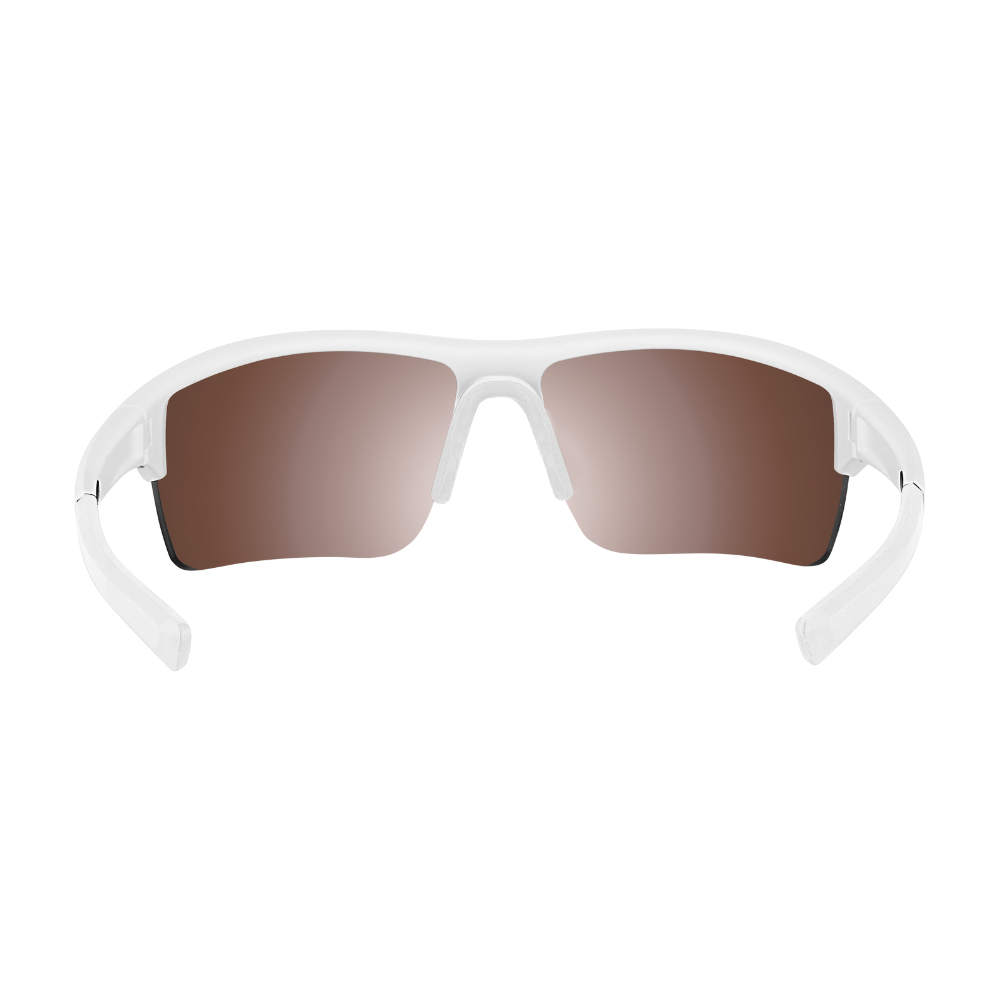 Vantage [Court HD+] | Tennis & Pickleball Sunglasses | Ria Eyewear Oxygen White and Teal / Court HD+